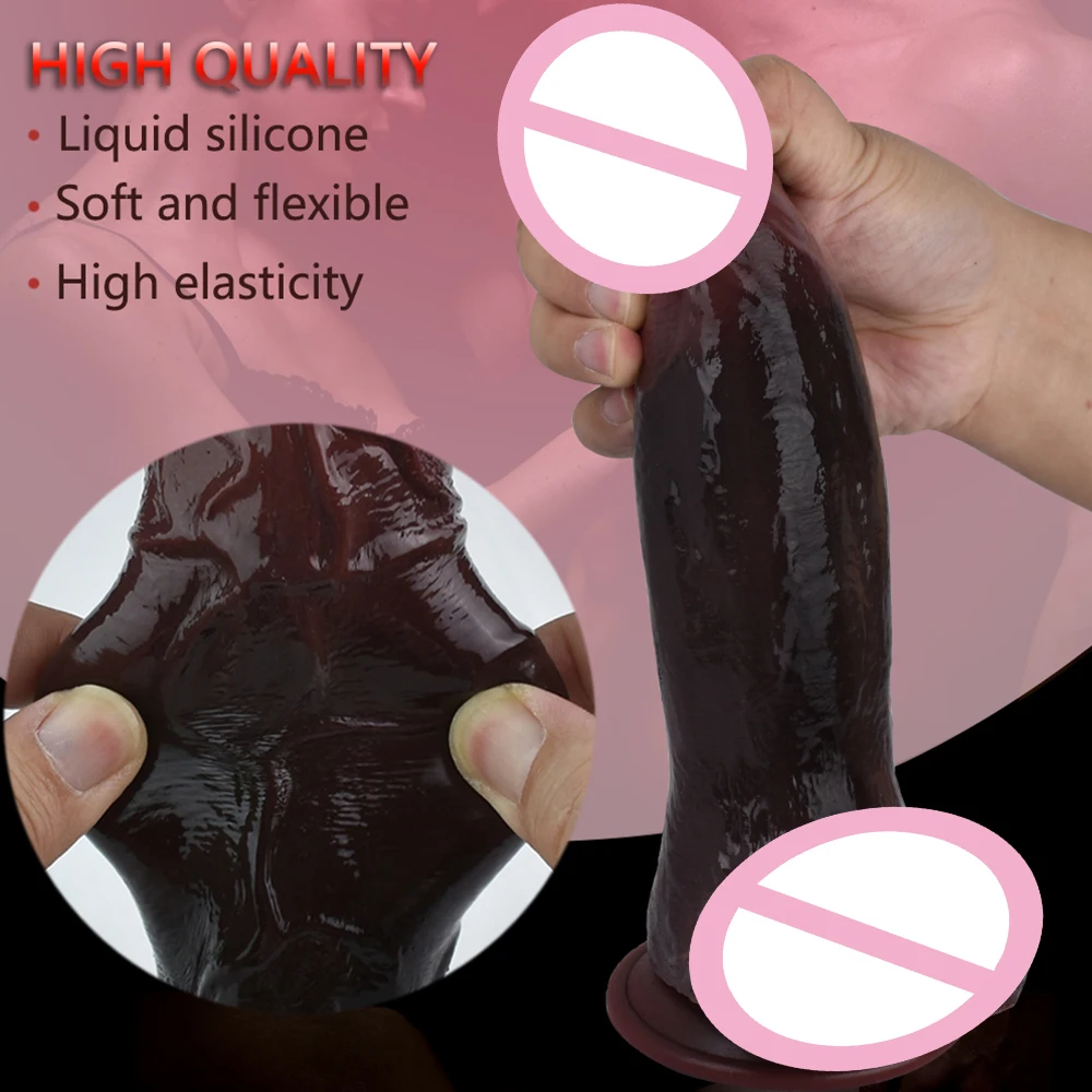 SXXY Huge Black Wireless Remote Telescopic Thrusting Realistic Penis USB Charging Thick Adult Erotic Product Dildo Vibrator