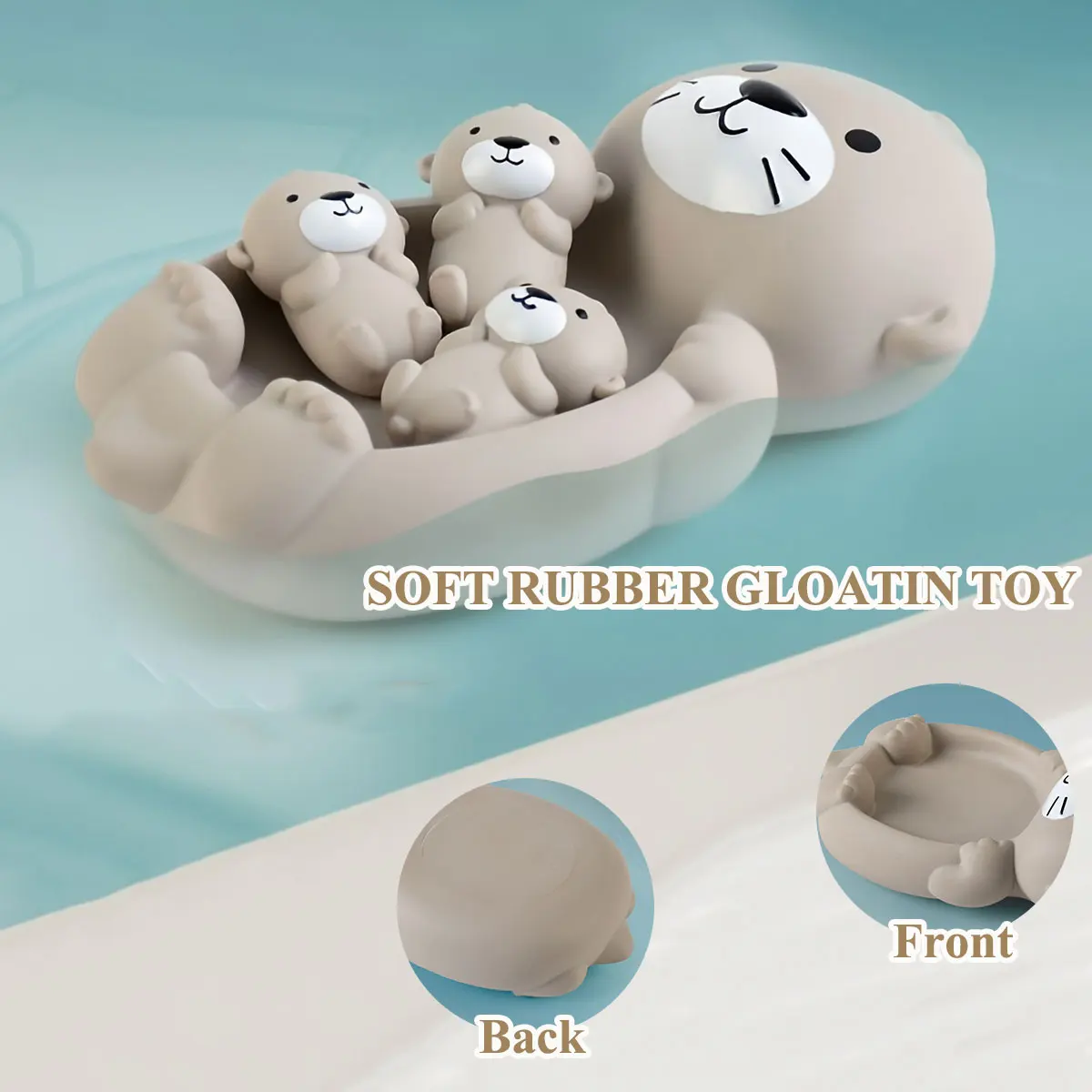 Baby Bad Spielzeug Schwimm Tier Otter Nilpferd Dichtung Kind Badezimmer Dusche Basketballkorb Spiel Kinder Schwimmbad Wasser Spielen Geschenk – Detail 6