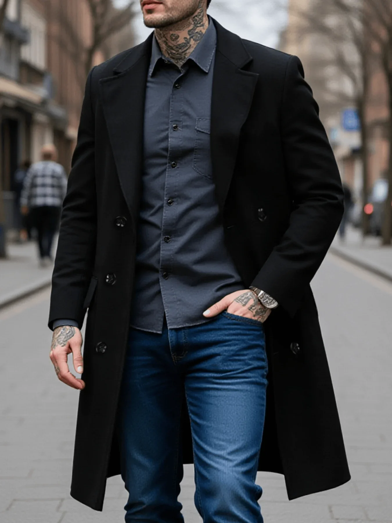 Thumbnail 3 - #42 Top Mens Wool Blend Overcoats Picks for Every Budget