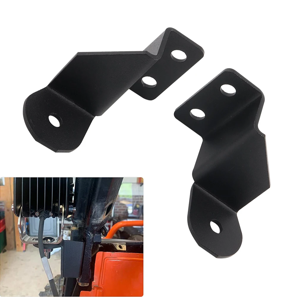 Led Work Light Mount Bracket For Polaris Ranger 2013-2023 UTV Roll Cage Flagpole Holder Whip Light Mounting Brackets