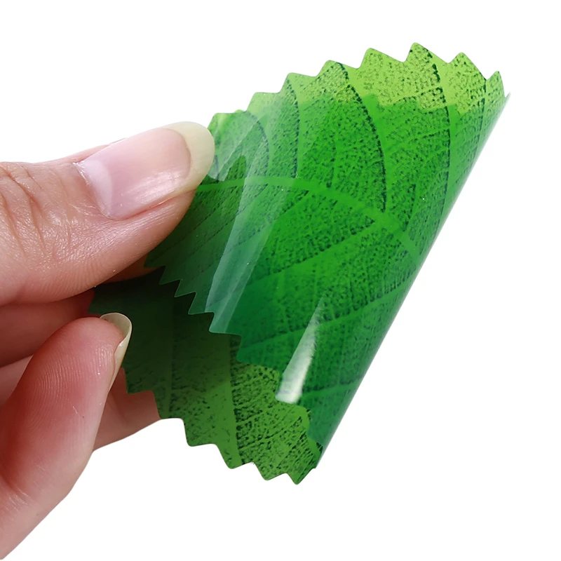 200Pcs Green Leaf Japanese Food Sushi Ornament Leaves Sushi Grass Creative Plastic Leaf Sushi Sashimi Decor Japanese Food Mat