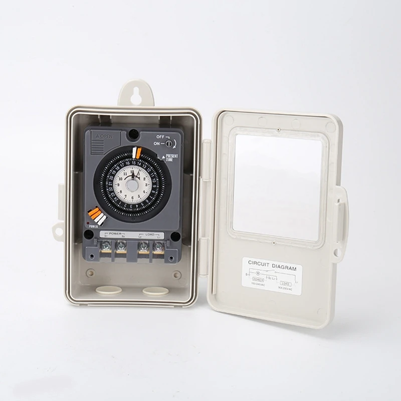 TB30A จับเวลาเครื่องกล จับเวลาขั้นต่ํา 15 นาที สวิตช์ควบคุมเวลาพร้อมแบตเตอรี่