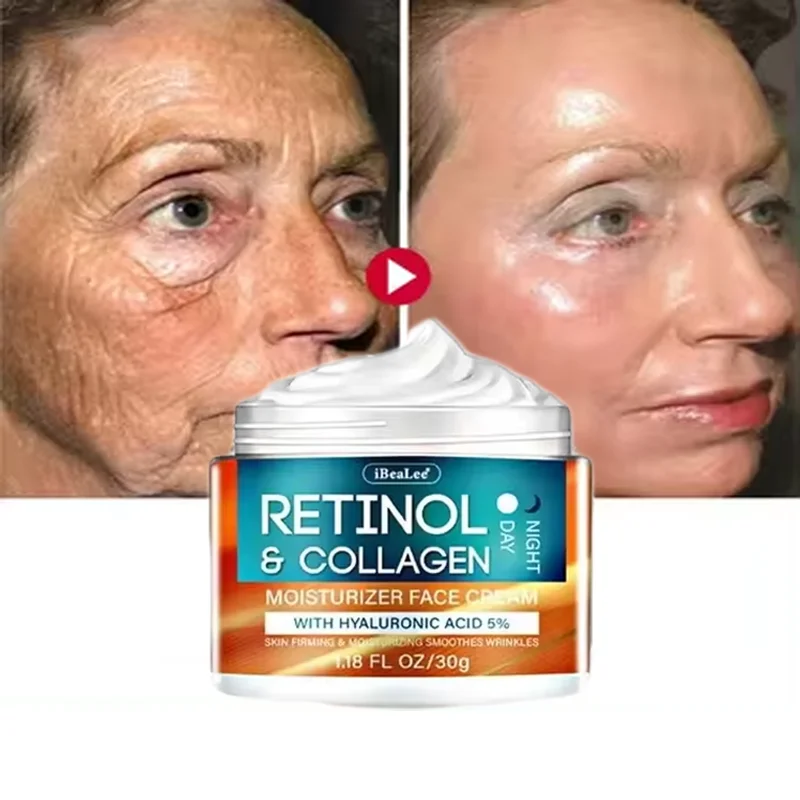 

Retinol Wrinkle Removing Cream Anti-Aging Fade Face Fine Lines Lift Firm Skin Moisturizing Brighten Skin Care Korean Cosmetics