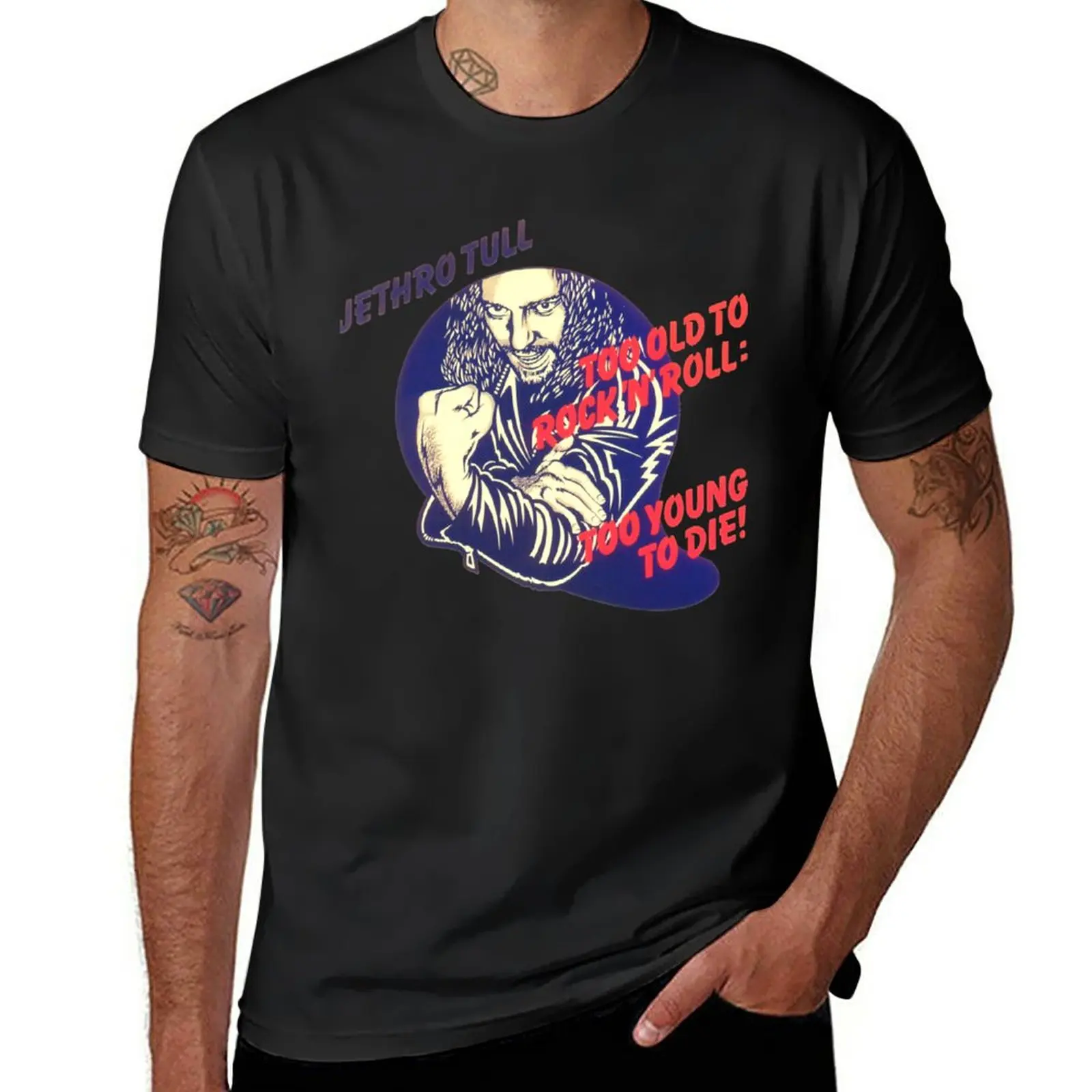 

New Jethro Tull Too Old to Rock and Roll Too Young to Die Classic T-Shirt quick drying shirt summer top mens clothes