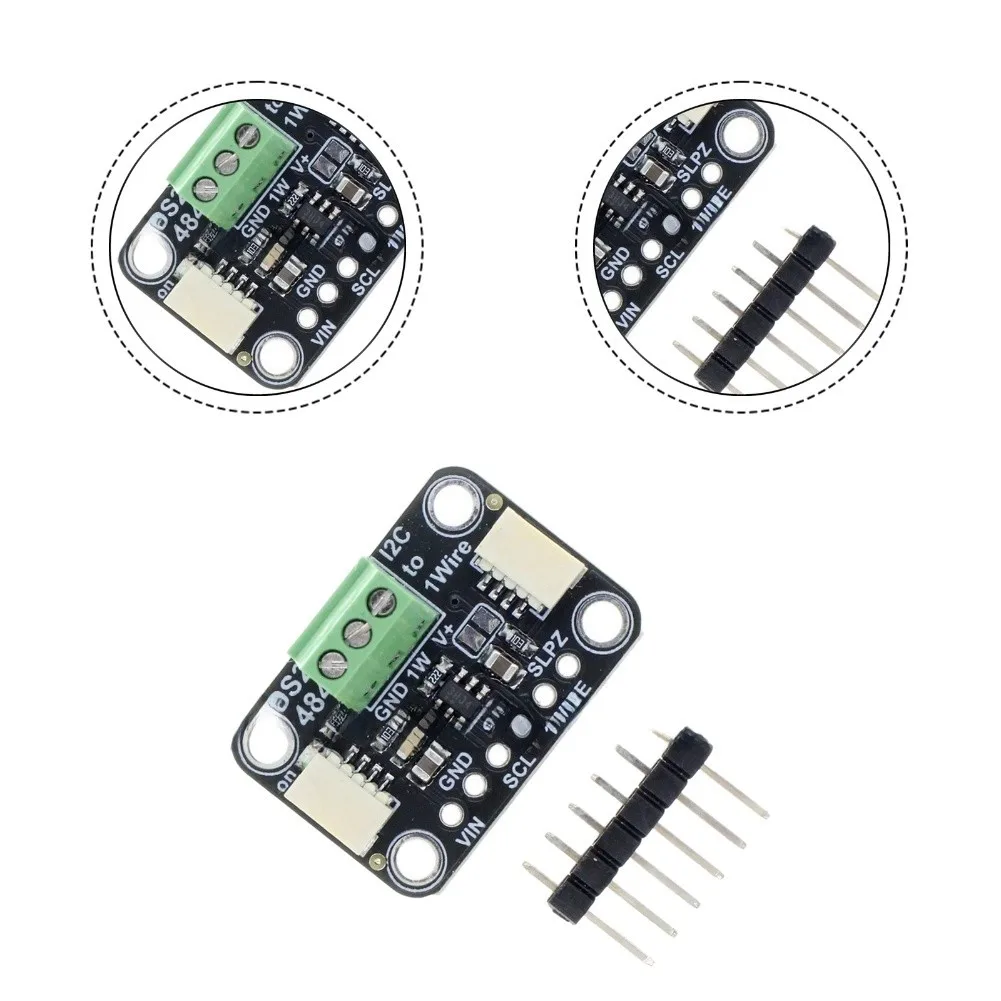 DS2484 For BREAKOUT Module for I2C to 1Wire Protocol Translation Designed for STEMMA QT/Qwiic Host and SH Slave Interfaces