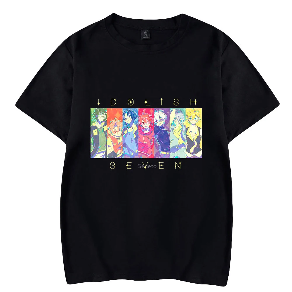 

2026 IDOLiSH7 Merch Print Spring Summer Holiday Street Graffiti Style Men/Women Casual Cute and Funny Streetwear T-shirt