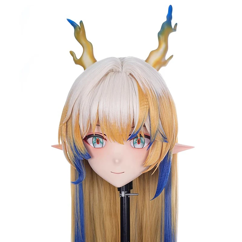 Kunci Ikat Kepala Penuh Boneka Crossdress Penuh Sesuai Pesanan Perempuan/Perempuan Karakter Kartun Kig Cosplay Anime Jepang Masker Kigurumi