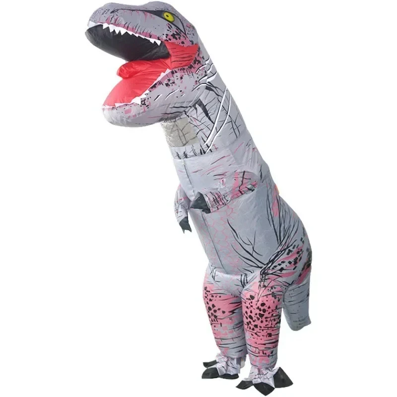 

3,k;6\g/Women Man T-rex Inflatable Uit Tyrannosaurus Dinosaur Costume Child Kid Adult Role-playing Fancy Halloween Mascok;6,y'9\