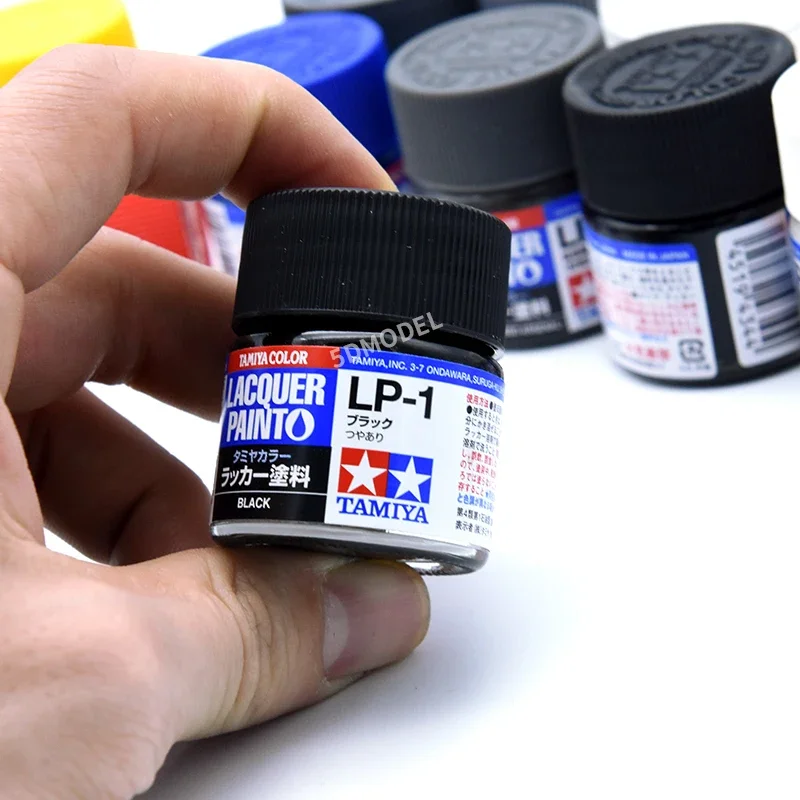 TAMIYA Lacquer Paint LP01~LP24 Swift Dry Superior Gloss Flat Base coat Painting for Assemly Car Military Model  DIY 10ml