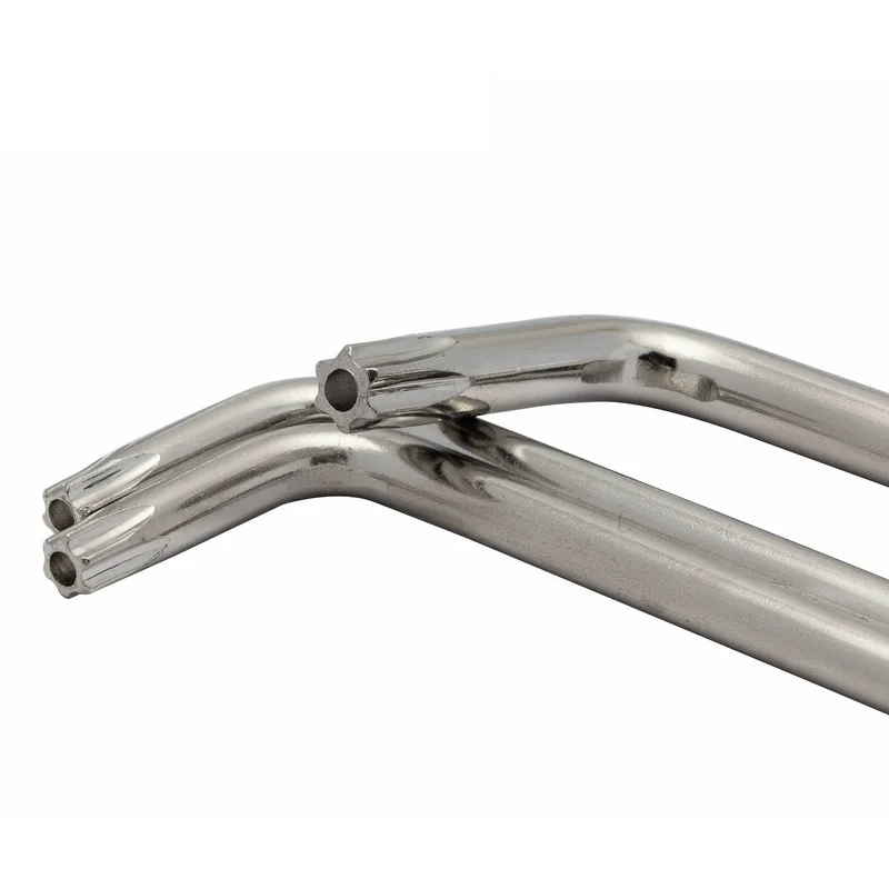 Chiave per bullone di sicurezza a prova di manomissione con testa Torx a sei lobi T10 T20 T25 T30 T40 T45 T50 Chiave terminale per scatola in lega di acciaio al carbonio