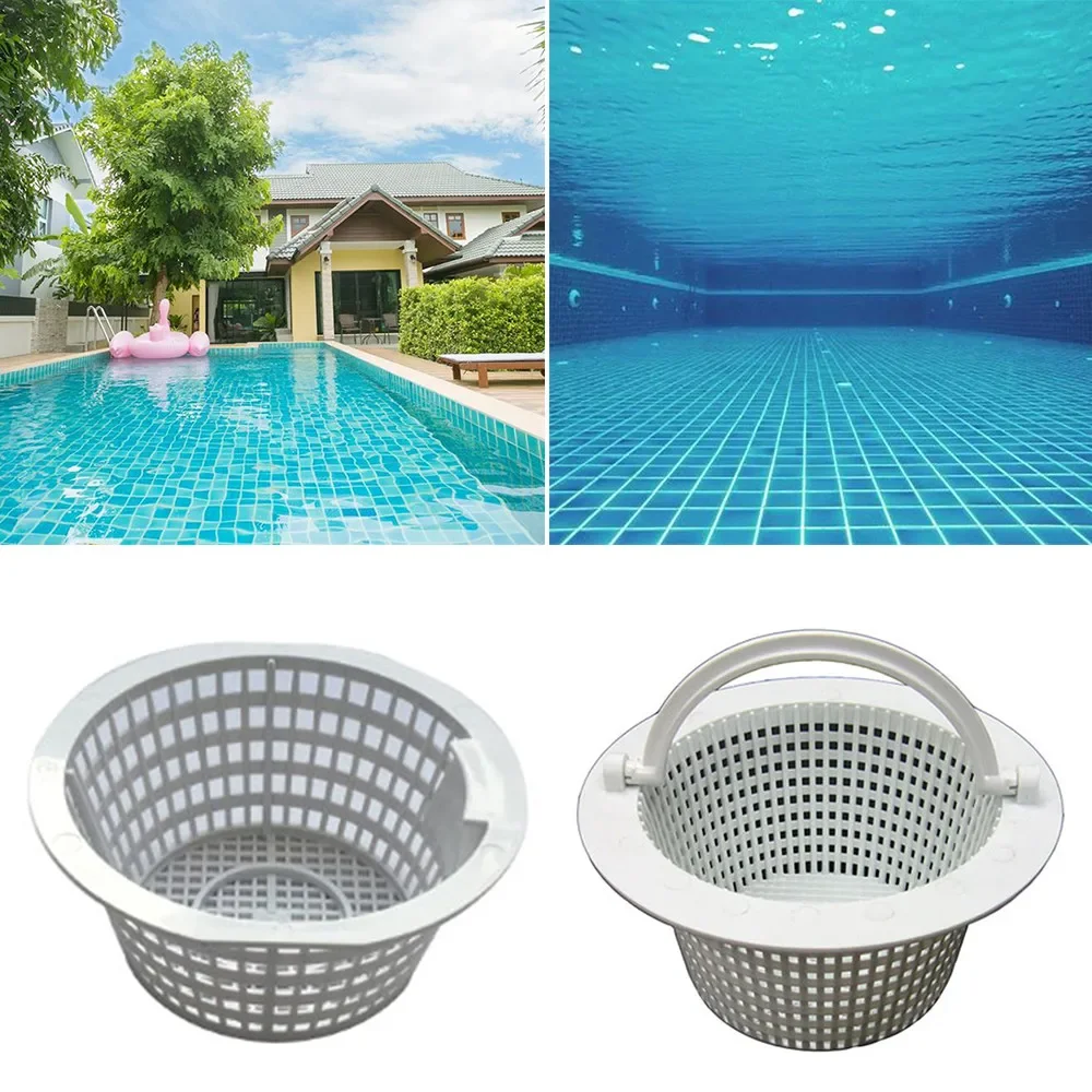 Pool Skimmer Basket For Inground Pools Replacement Skimmer Basket With Handle Pool Supplies Skimmer Plastic Cleaning Tools