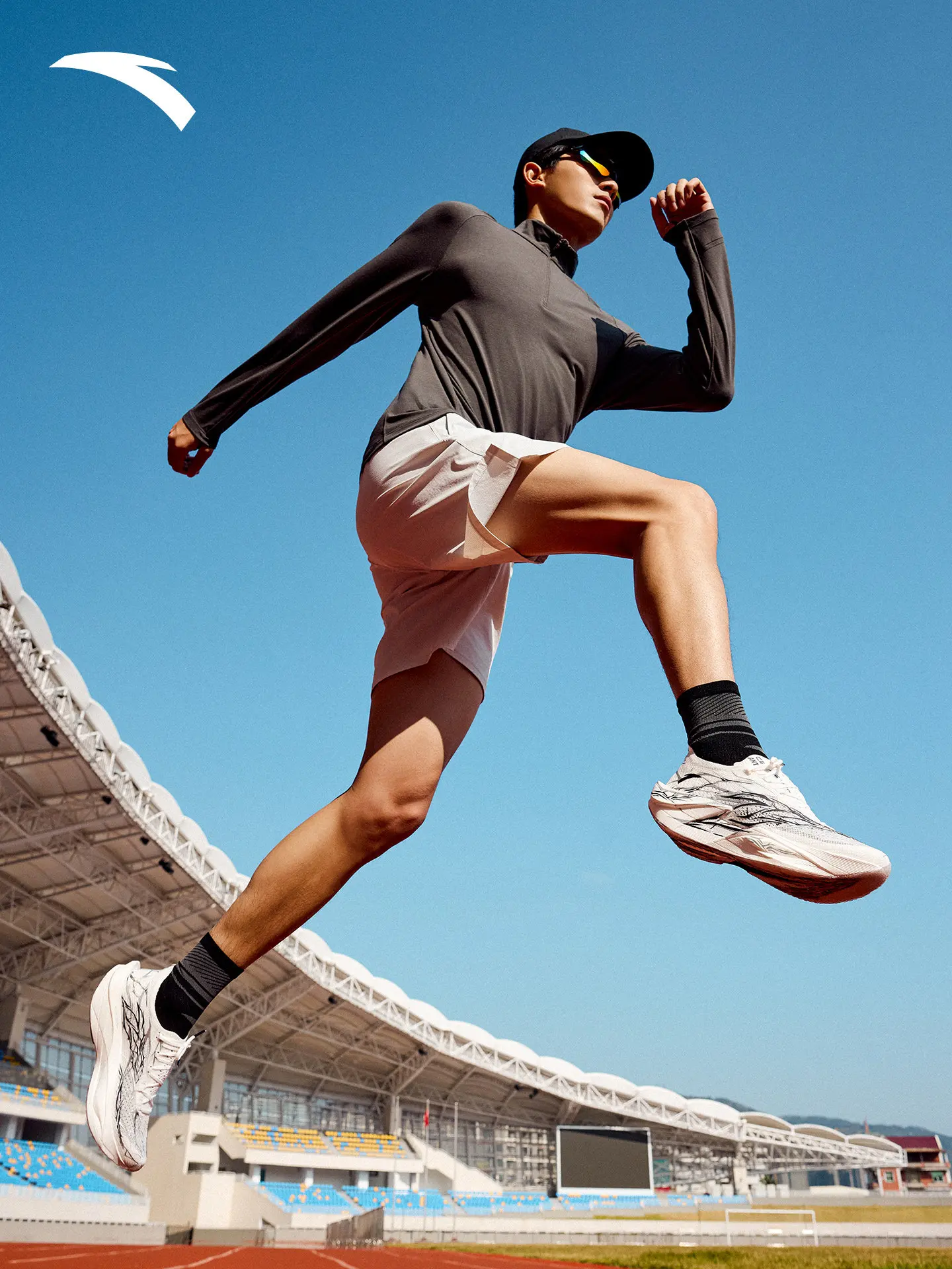 ANTA C202 6ST PRO JINGJI Men's professional full-length carbon plate marathon racing shoes, lightweight sneakers