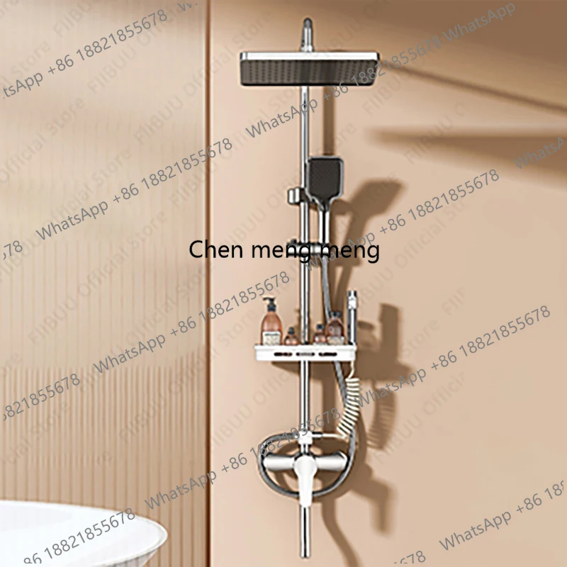 

Water Saving Shower Set Modern Shower System High Pressurized Bath Rain Bathroom Shower Handheld Showerhead Bathroom Accessories