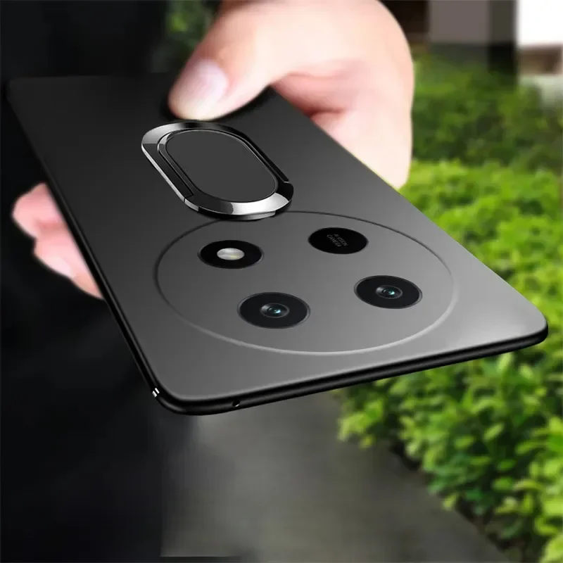 Skinlee Phone Case For Honor X9E Pro 5G X9D X9C Adsorbable Ring Ultra-Thin Silicone Soft Cover For Honor X9E Pro 5G X9D X9C Case
