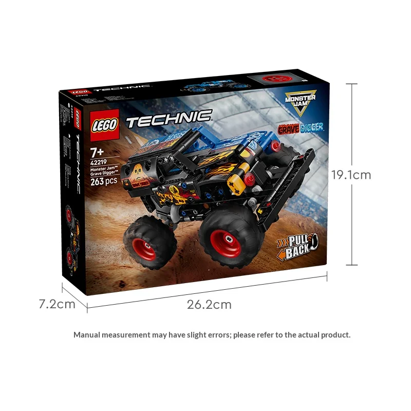 ليغو اللبنات المجموعة الميكانيكية 42219 شاحنة كبيرة القبر حفار النار الجليد قوة سيارة لغز بناء لعبة هدية