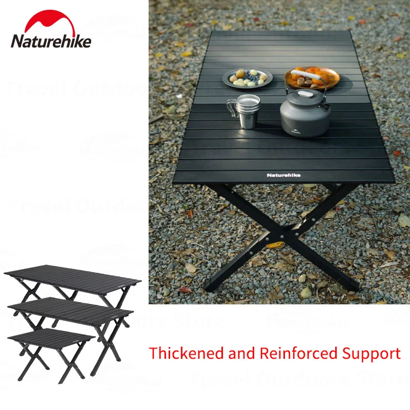 

Naturehike T01 Egg Roll Table Carbon Steel Folding Table Minimalist Portable Outdoor Camping Lightweight Roll Table Load 75kg