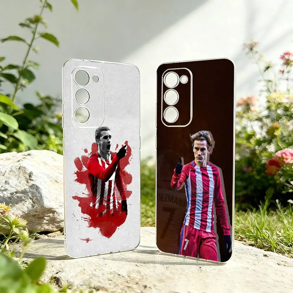 A-Antoine Griezmann hot football Phone Case Transparent Silicone Soft For Samsung Galaxy A73,A72,A71,A70,A53,A52,A51