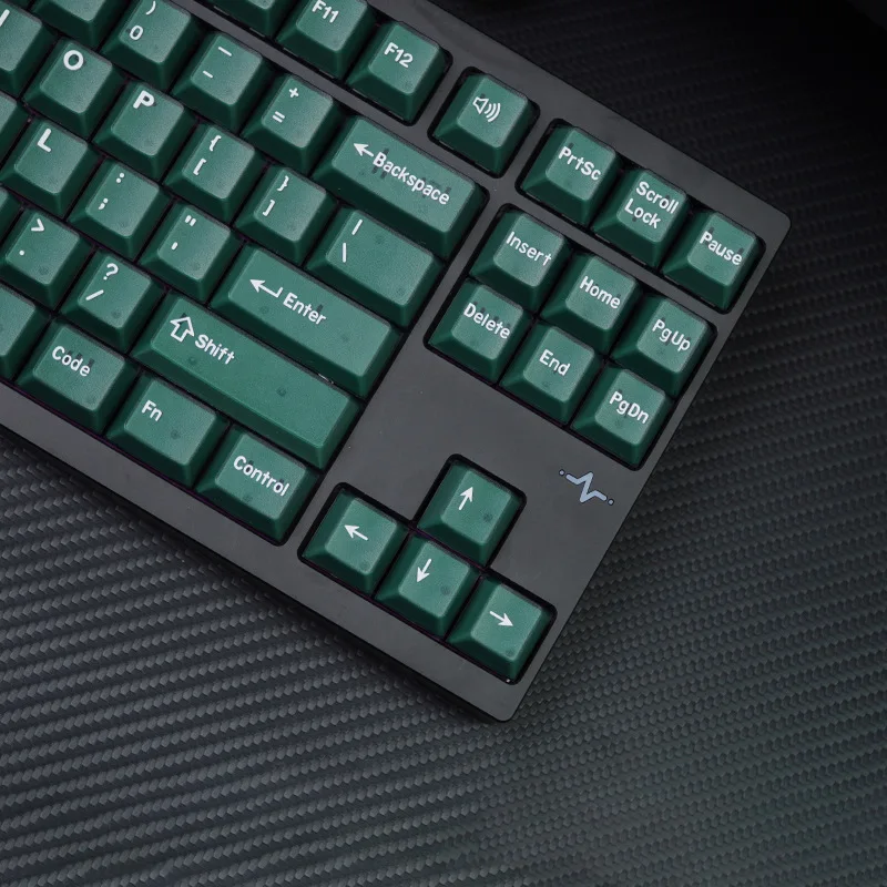 

Emerald Keycap174Key Two-Color Injection Molding Cherry High Minimalist PBTComplete Set of Mechanical Keyboard Keycaps