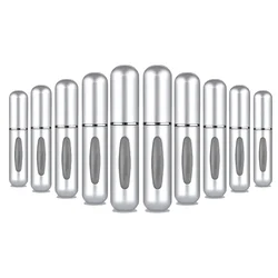 Portátil recarregável Perfume Spray Garrafa, Cosméticos Sub-Bottling Atomizador, Recipiente Vazio, 5ml, 10Pcs