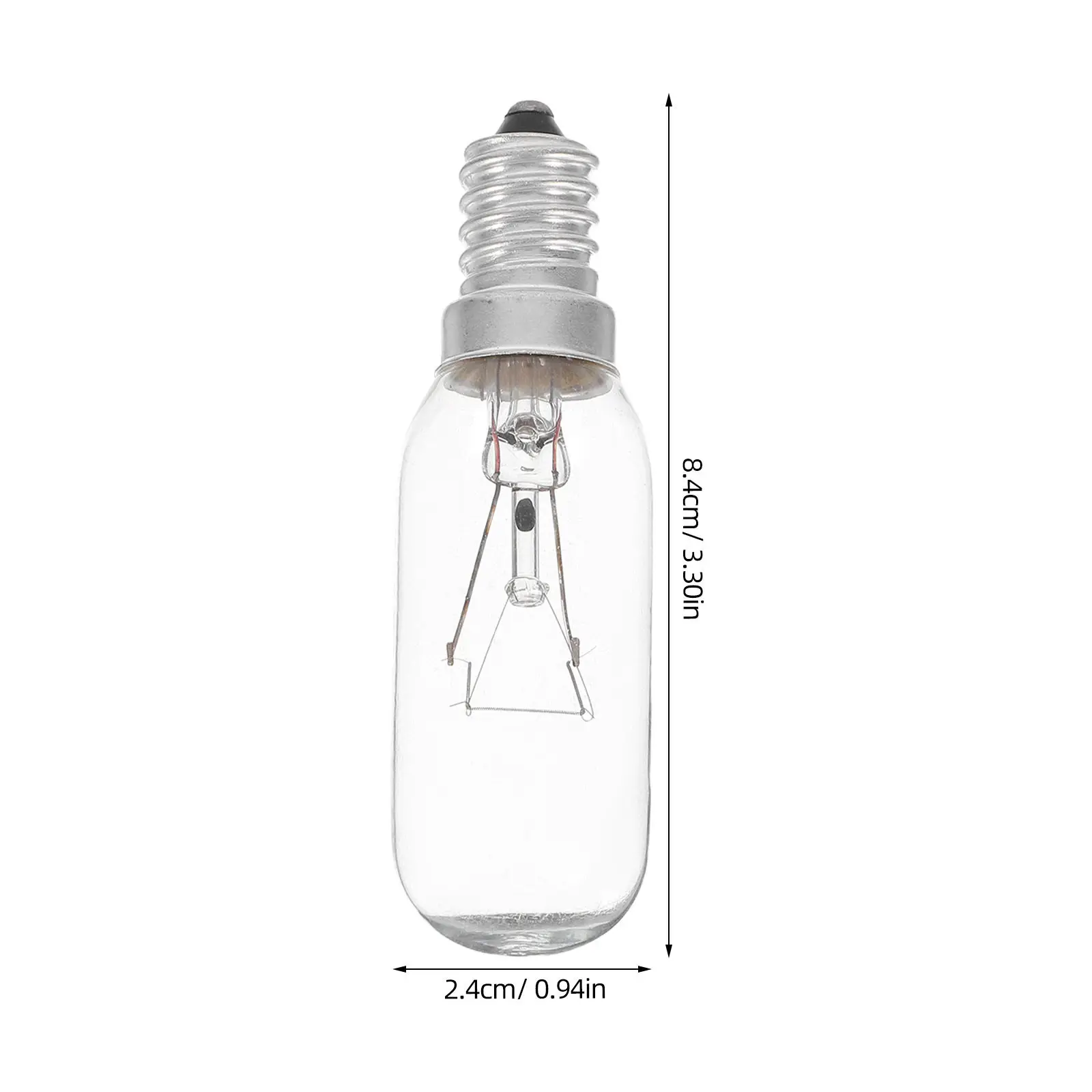 2Pcs E14 Small Appliance Light Bulb Versatile Easy Install Range Hood Light Bulbs for Cooker Hood Stove Lamp Sewing Machine Oven