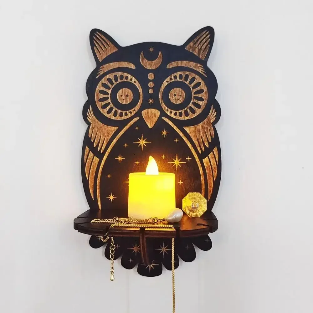 NEUE Wand Regal Stein Wand Regal Hand Holz Display-ständer Hängen Kerzenhalter Wand Dekor Regale Hause Dekoration