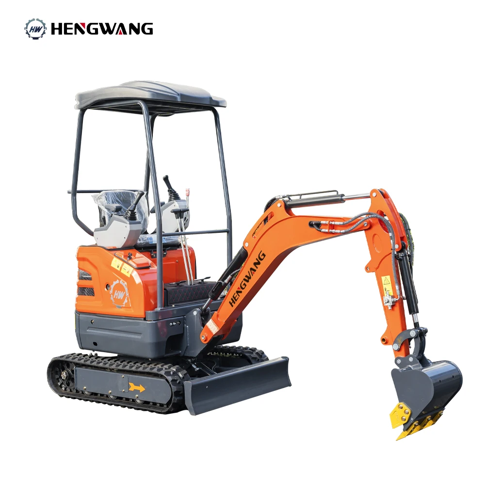 

HW-18W Mini Excavator 1.8Ton Small Excavator Hydraulic Digger Mini Digger Construction Machinery Farm Garden Home Use Equipment