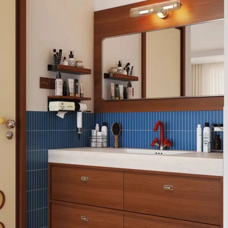 Medieval Bauhaus style bathroom combination, washstand, face and hand pool c