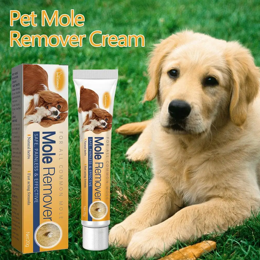 Dog Wart Remover Cream Anti Moles Painless Stain Spot Papillomas Removal Wipe off Tags Non-irritating Cat Pet Skin Tag Treatment