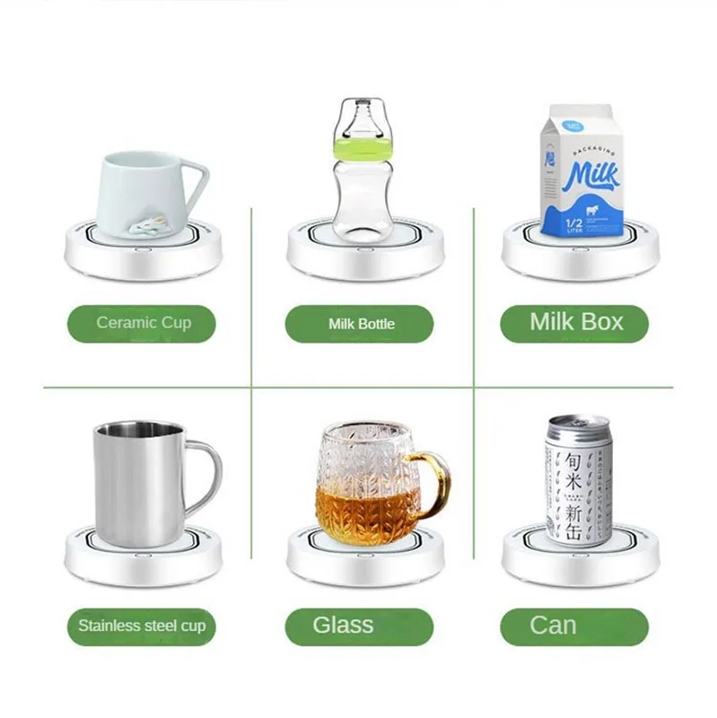 Aquecedor elétrico para chá, café, água, leite, aquecedor de copos, porcelana, mini bule, USB Coaster, temperatura constante, base de aquecimento, 55C