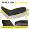 スズキ DR650 1996-2020 2021 2022 2023 2024 2025対応 バイク用シートセット (プラスチック製 & フォーム & シートカバー) フルシートクッション 6