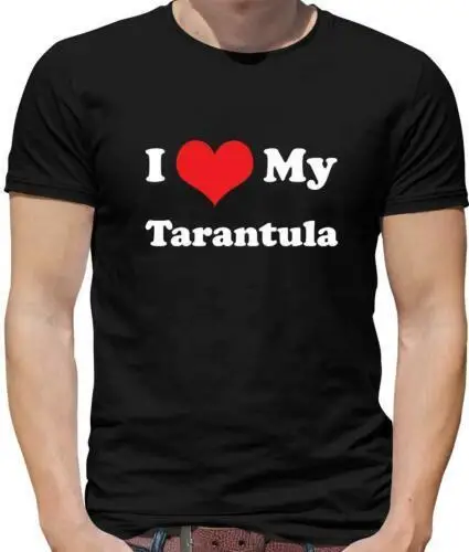 I Love Mi Tarántula Camiseta Hombre - Araña - Mascota-Animal-Regalo-Regalo