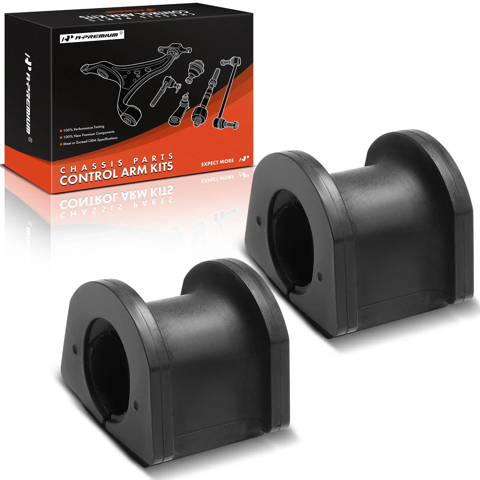 A-Premium 2x Rear Sway Bar Bushing Kit for Mitsubishi Montero Sport 2000 2001 2002 2003 2004 V6 3.0L 3.5L