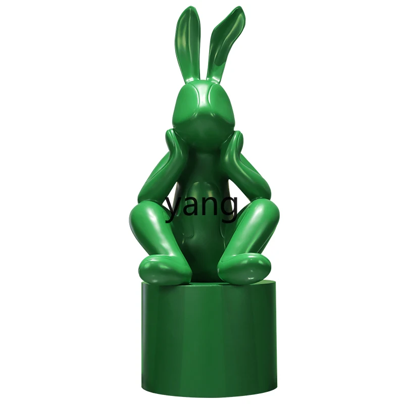 

CX Cartoon Rabbit Sculptured Ornaments Hotel Lobby Mall and Shop Large Floor Creative Device Artwork