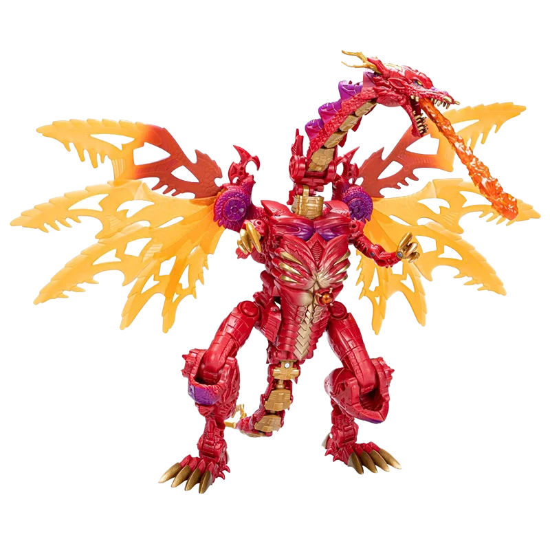 

In Stock Transformation Toy Heritage Series Leader Level L-Class Metal Transformation Red Dragon Megatron Animation Model Toy