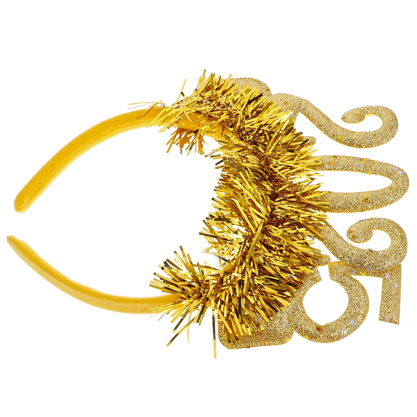 

Merry Headband New Year Hair Accessories Glitter Hoop Number 2025 Graduation Headbands Miss Hoops