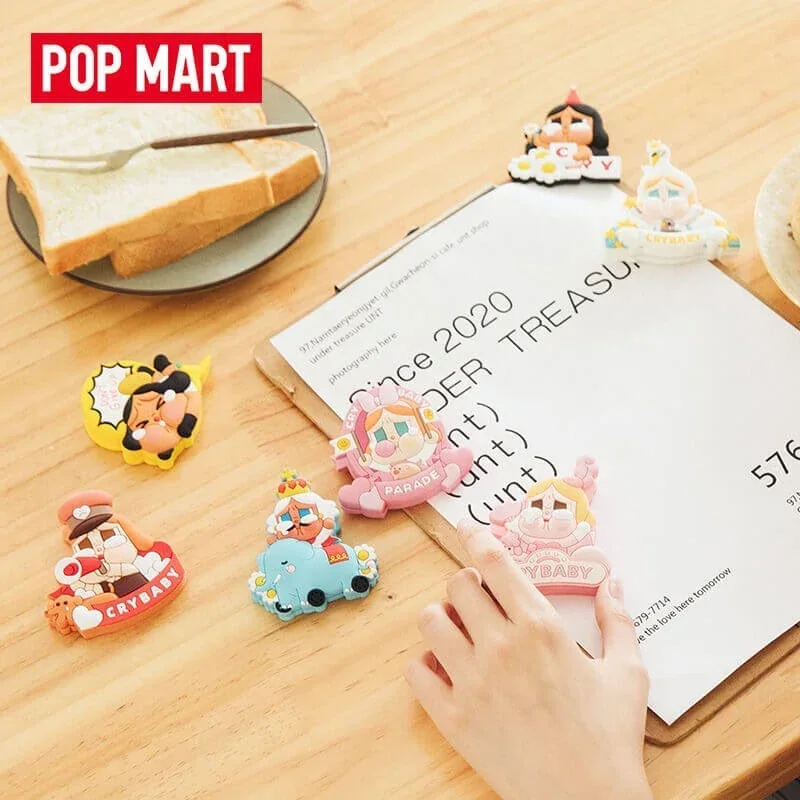 

POP MART Crybaby Cruise Series Refrigerator Magnet Genuine Blind Box Anime Action Figure Mystery Guess Bag Ornament Figurines