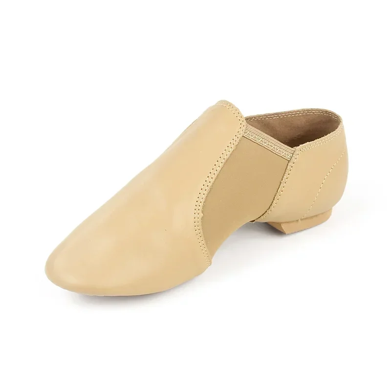 Echt leder Jazz Tanz schuhe Kinderschuhe für Männer und Frauen Salsa Tanz schuhe Neo Arch Slip auf Jazz Schuhe Ballett Bauch