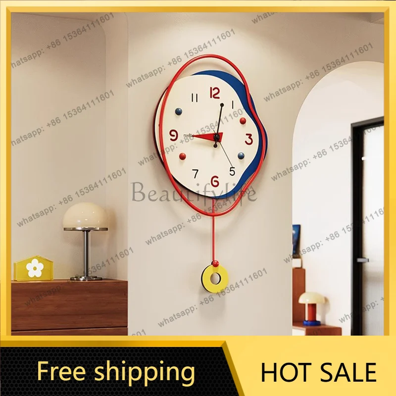 LJY Modern Digital Wall Clock Sleek Commercial Design Silent Operation for Restaurant Kitchen Office Bar Business Decor