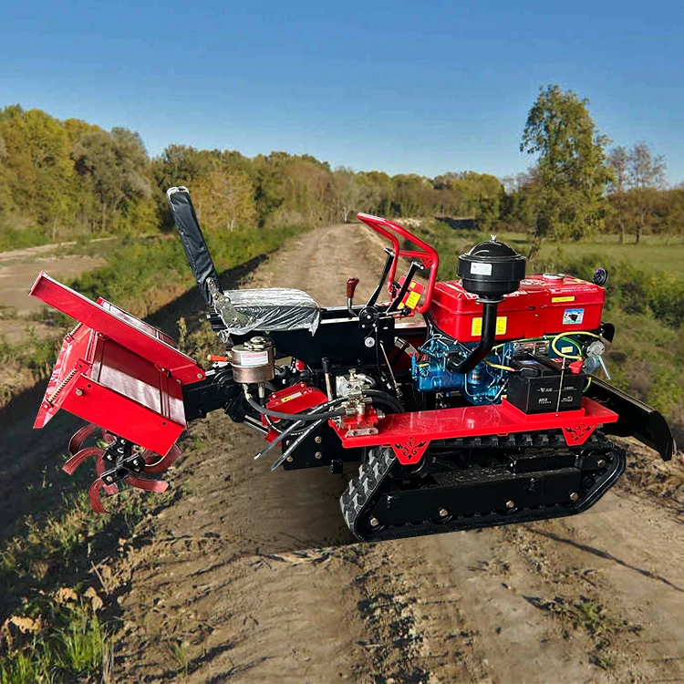 جرار زاحف صغير معدات جرافة الآلات الزراعية مزارع زاحف صغير للبيع