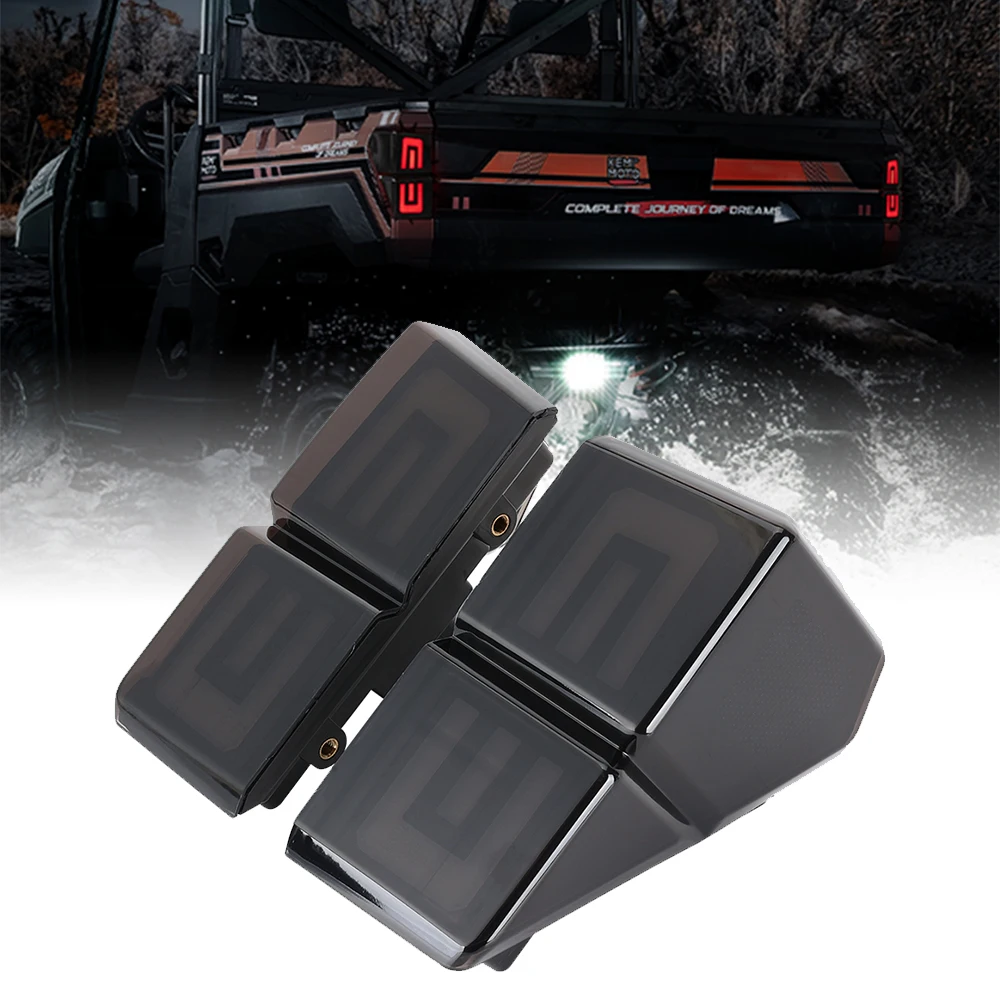 

KEMIMOTO Brake Flashing Water-resistant LED Light Compatible with Polaris Ranger 1000 XP / Crew 2018-2025 #2413766 Tail Lights