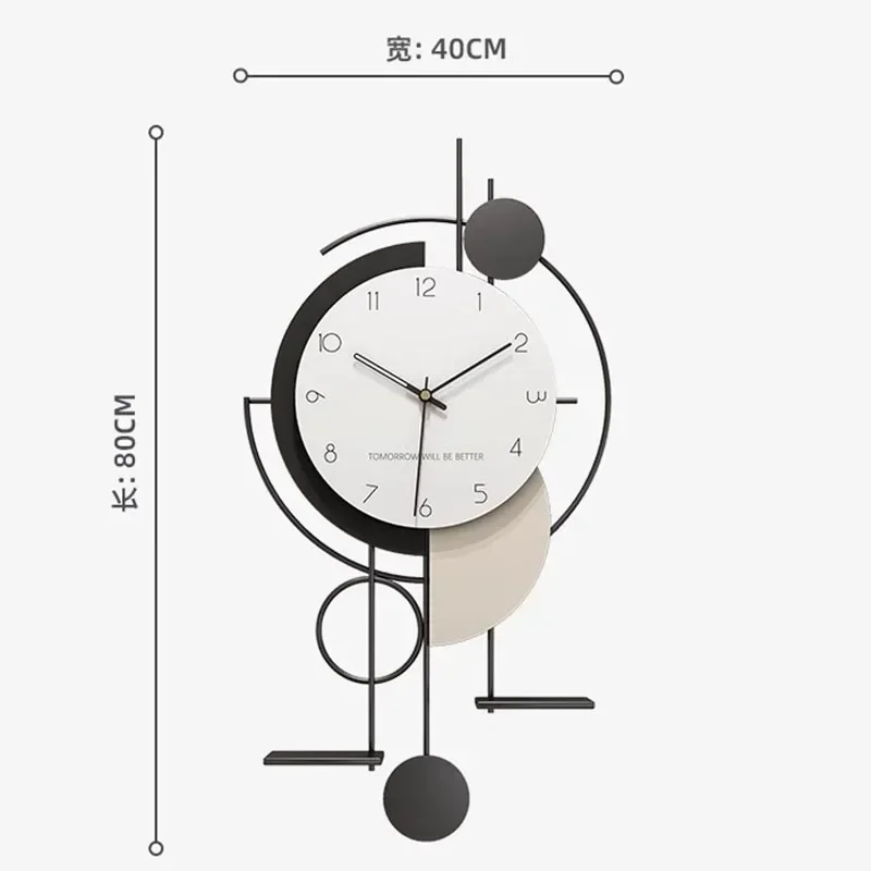 

Classic Battery Powered Wall Clock Unique Art Interior Big Size Wall Watch Nordic Unusual Mid Century Reloj De Pared Home Decor