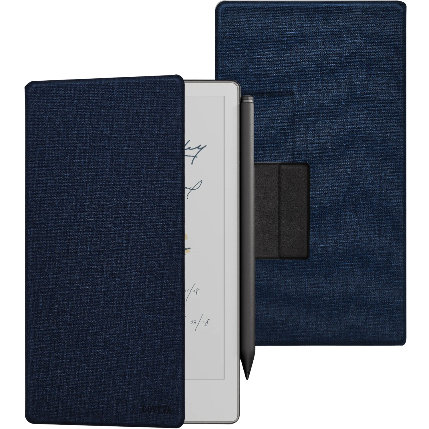 Magnetic Case for Remarkable Paper Pro Move Tablet Ultra-Thin Leather 1:1 Fit Cover with Magnetic Pen Buckle, Auto Sleep/Wake