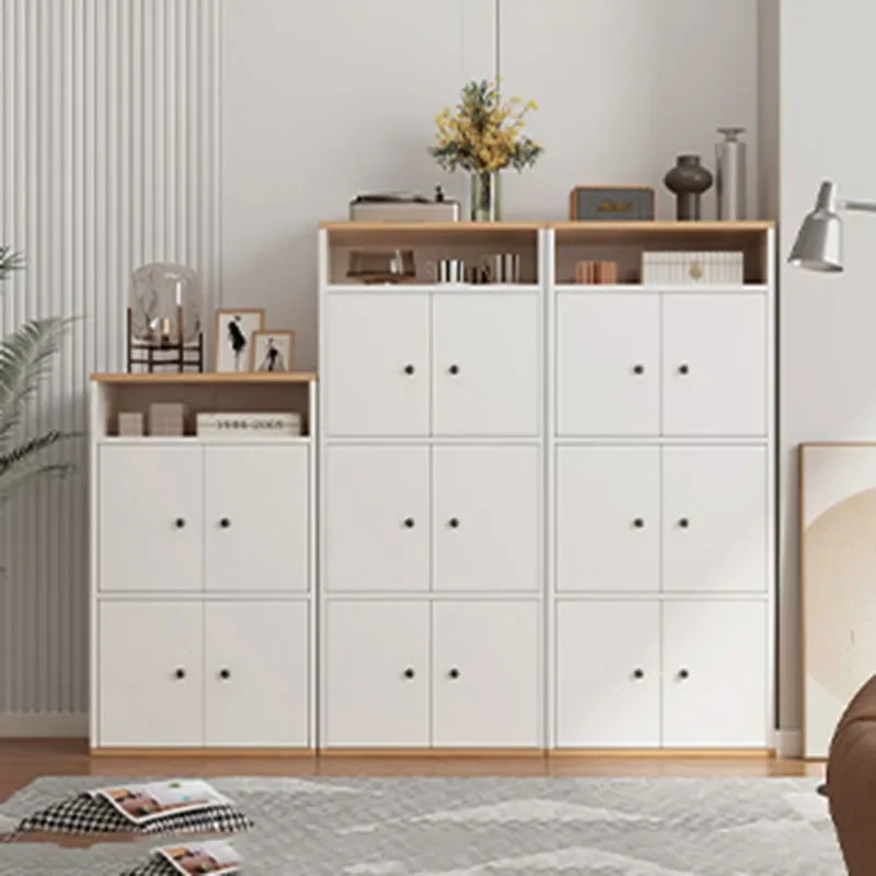 Wooded Mobile Filing Cabinet Rangement Vertical Shelves Stash Office Cupboards Nordic Designer Armoires De Salon Home Furniture