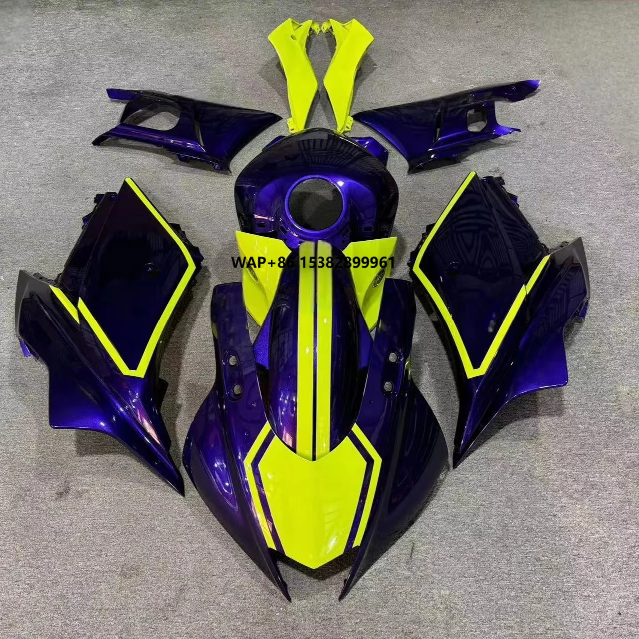 

ABS Plastic Motorcycle Fairings Kit Bodywork Frame Sets Compatible with YZF R3 2019 2020 2021 2022 2023
