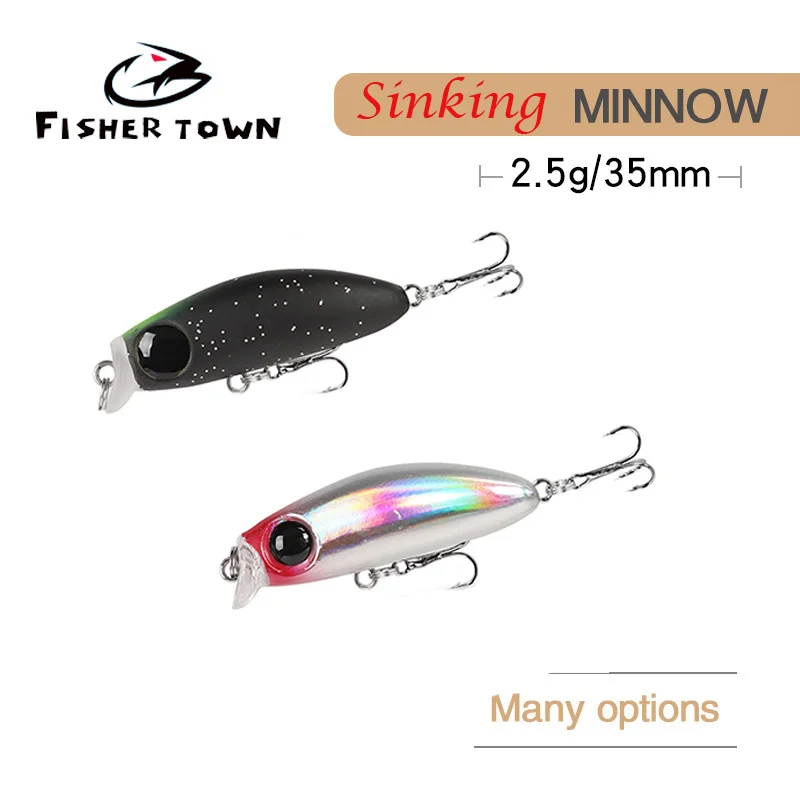 

1PCS Minnow Fishing Lure 2.5g-4.5g Topwater Hard Bait Wobbler Jig Bait Crankbait Carp Striped bass Pesca Fishing tackle SwimBait