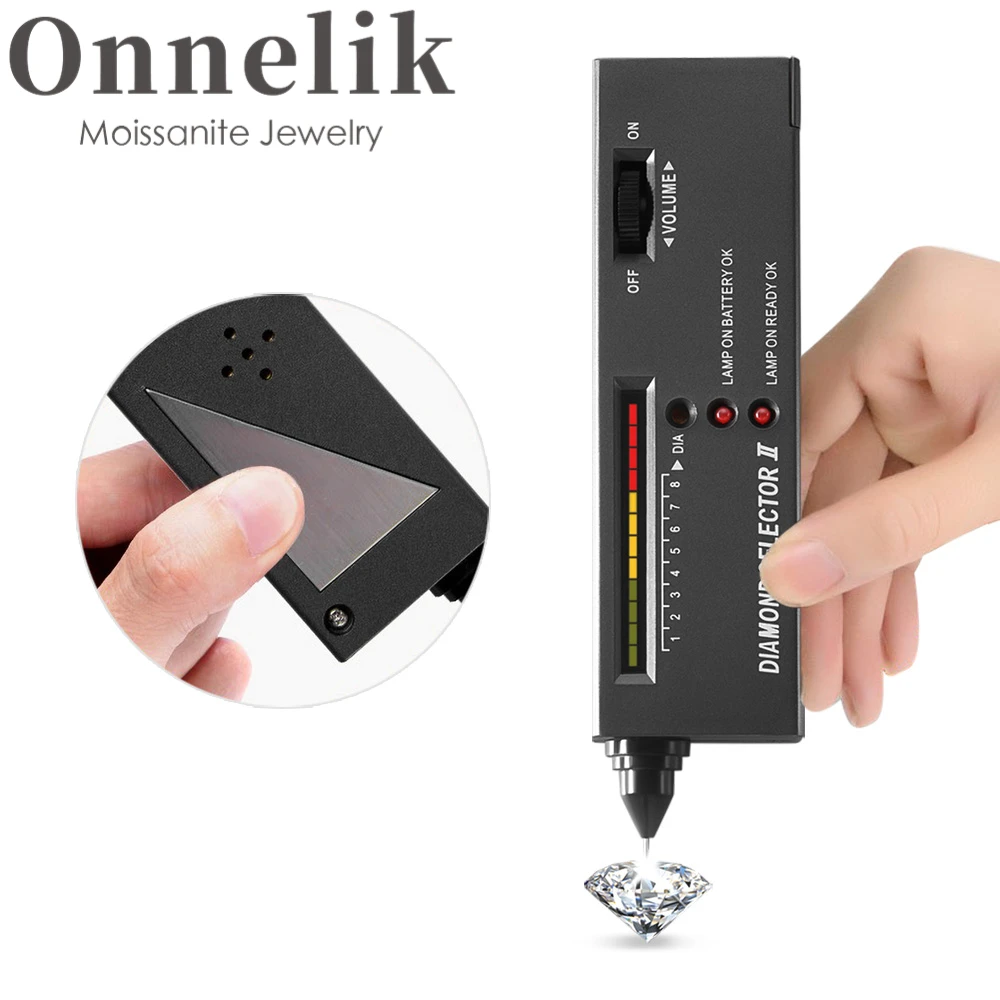 

Onnelik High Accuracy Diamond Tester Moissanite Diamond Testing Without Battery Professional Jewelry Tools Wholesale