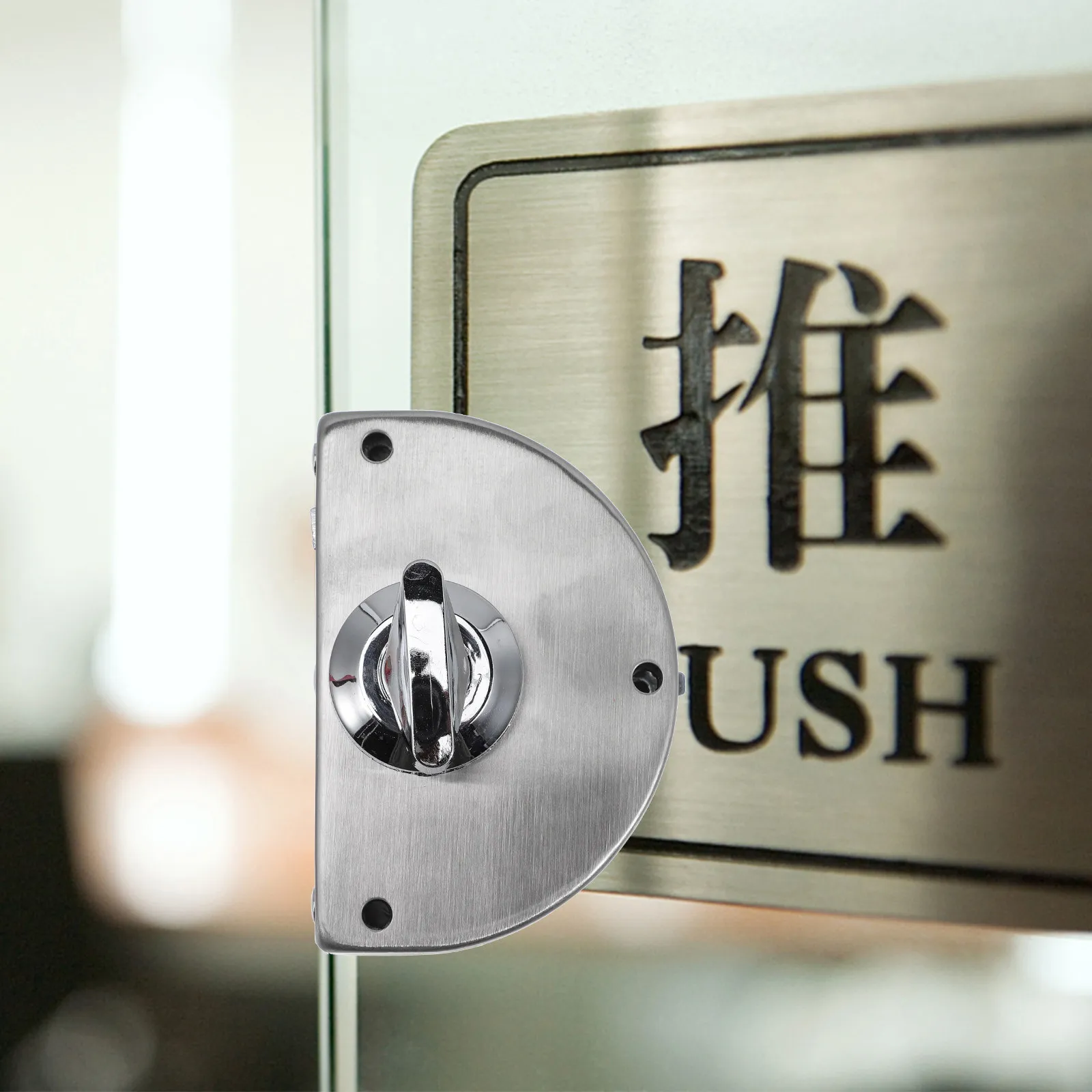 1 set 1 Set Sliding Glass Lock Stainless Steel Handle With Key For Patio Door Roller Lock Hardware Sliding Door Locks