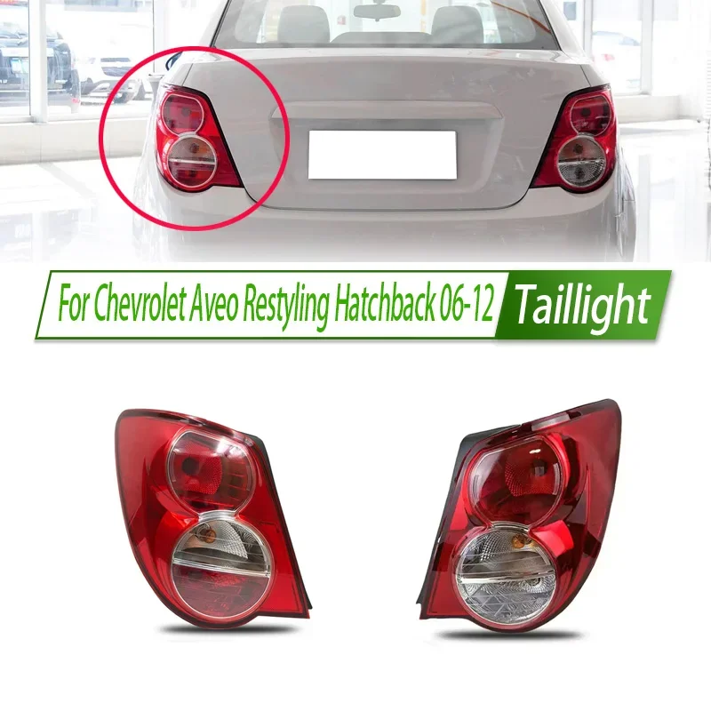 

For Chevrolet Aveo Restyling Hatchback 06-12 Car Taillight OEM Style Rear Lamp with Turn Signal Reverse Direct Fit Replacement
