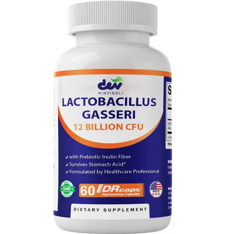 Gasseri Vitamin Lactobacillus -12 billion to 60 capsules per DR - Digestive support - Made from prebiotic inulin fiber