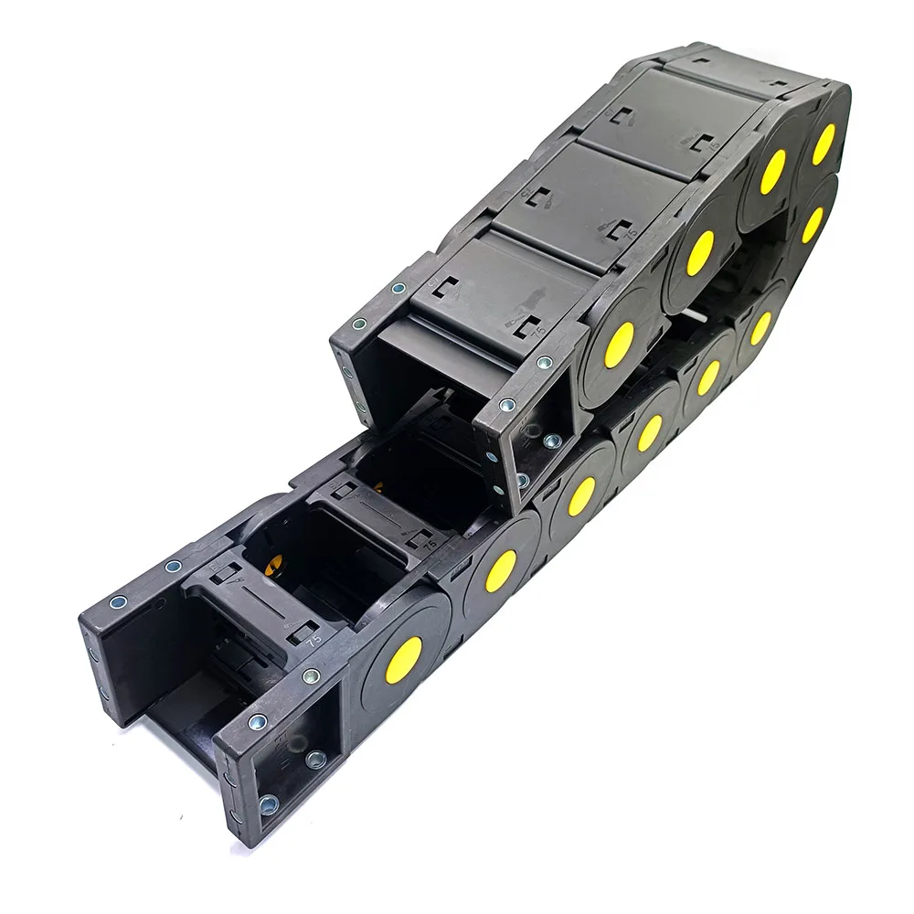 

JFLO 65 Series Wire Carrier Cable Drag X Holder Chain Transmission Parts Towline CNC Channel Semi-enclosed Type Open Both Sides